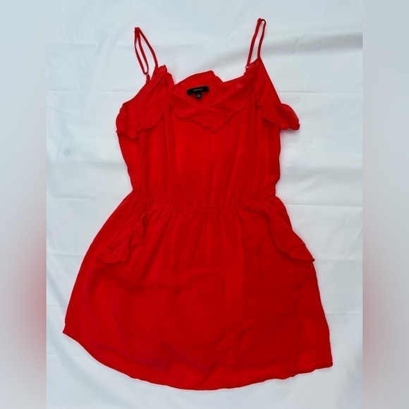 ARITZIA Talula orange red light dress Size S - Picture 5 of 8